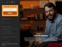 Tablet Screenshot of levibrackman.com